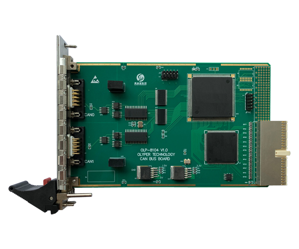 OLP-8104，CPCI/PXI接口，2通道，高速CAN总线通信模块
